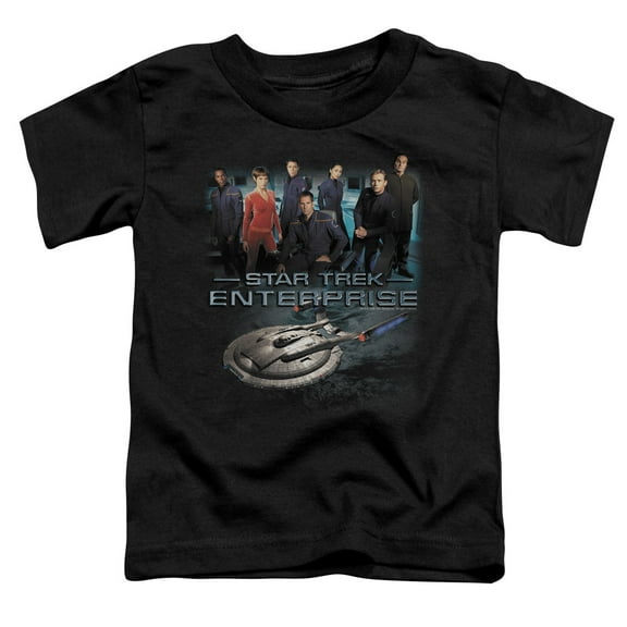 Star Trek Enterprise Crew Toddler T-Shirt Black