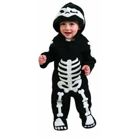 Romper Costume, Skeleton - Toddler (U.S.A. Size 2-4) For 1-2 Years