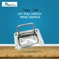 thumbnail image 2 of MARINE CITY Hatch Lift Handle Ring Pull 304 Stainless Steel Flush Recessed Handle 3 Inches  2-1/4 Inches for  Marines, Boats, Ships, Yachts Pack of 4, 2 of 8