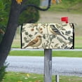 thumbnail image 4 of Yayeee Mailbox Cover Magnetic Large Size Post Box Cover Wrap Decor, Green Birds, 4 of 9