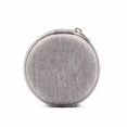 thumbnail image 1 of Bolsa de almacenamiento de auriculares inalámbricos Estuche de transporte portátil Auriculares compatibles con Bluetooth Organizador de cables Almacenamiento y organización del hogar Redondo Gris Bearachild HA067636-01, 1 of 6