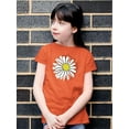 thumbnail image 2 of Daisy Hand Drawn Doodle T-Shirt Juniors -Image by Shutterstock,  Small, 2 of 4