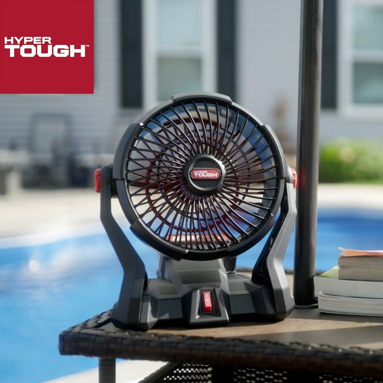 Free Shipping! Hyper Tough 7.5 in Cordless Fan with Hybrid Power