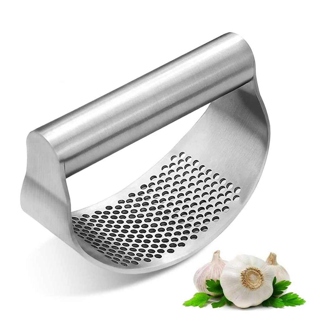 Stainless Steel Manual Garlic Press Crusher Tool - On Sale - Bed Bath &  Beyond - 39150660