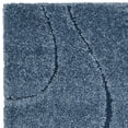 thumbnail image 3 of SAFAVIEH Florida Tamzen Abstract Shag Area Rug, Light Blue/Blue, 2'3" x 4', 3 of 4