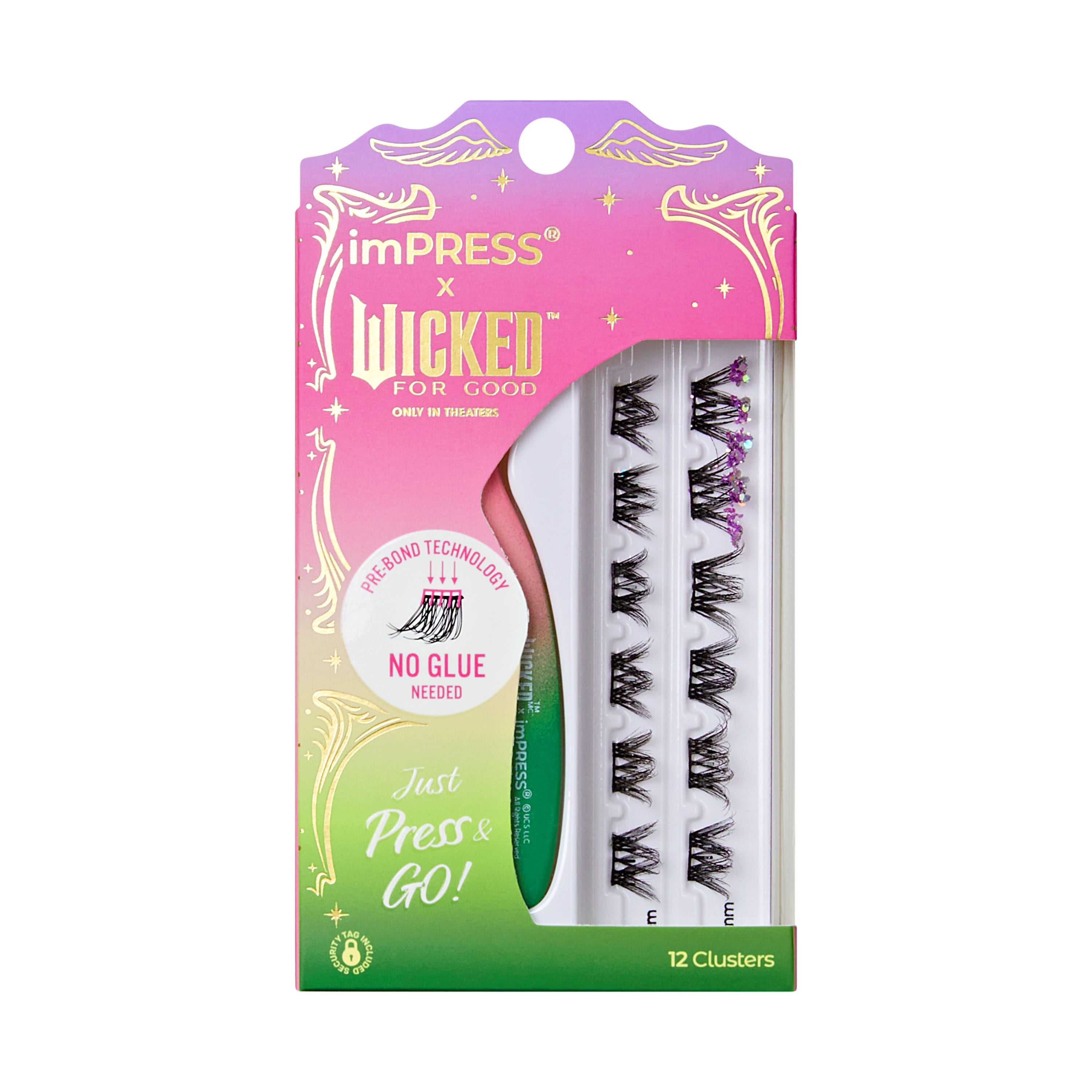 Kiss Lash - Wicked - Impress - Forever My Friend - 12 Cluster - No Glue Need - Kit