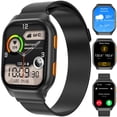 thumbnail image 1 of Reloj inteligente FILIEKEU AMOLED de 1.96 pulgadas para hombre con monitor de presión arterial IP68, 1 of 8