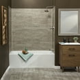 thumbnail image 4 of Palisade 23.2 in. x 11.1 in. Interlocking Vinyl Wall/Backsplash Panels in Grecian Earth (10 Pack), 4 of 5