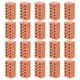 thumbnail image 2 of Small Brick Models 20Pcs DIY Miniature Building Bricks For Construction Projects Rectangular Brown Craft, 2 of 4