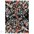 thumbnail image 4 of Teppich Homes Tufted Wool Area Rug 7x10 - Handmade Black Carpet for Living Room and Bedroom - Soft, Elegant Design, 4 of 7