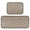 Brown and Cream Checkered, variant on 2-Piece Kitchen Mat Set Non Slip Washable Floor Mats Decorative Rugs for Kitchen Sink Laundry Pink Glitter Cheetah Print