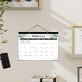 thumbnail image 4 of 2026-2027 Desk Calendar – 18-Month Large Desk/Wall Calendar (17" x 12") with Transparent Cover, Corner Protectors & Cutting Lines, for Home & Office Planning, Green, Desk Calendar, 4 of 7
