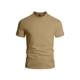 thumbnail image 5 of Ceisia Men's Slim Fit Short-Sleeve Mock Neck Basic T-Shirt Solid Color Spring Summer Shirt Gift, 5 of 6