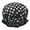 White Black Dot, variant on Happy Date Shower Caps for Women Waterproof Bath Hat Hair Cover Caps Elastic Band Reusable Double Layer Stylish Satin Hair Bonnet for All Hair Length