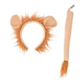 thumbnail image 3 of Conjunto de orejas y cola de león, disfraz de león de Halloween para festivales de niños y niñas, 3 of 9