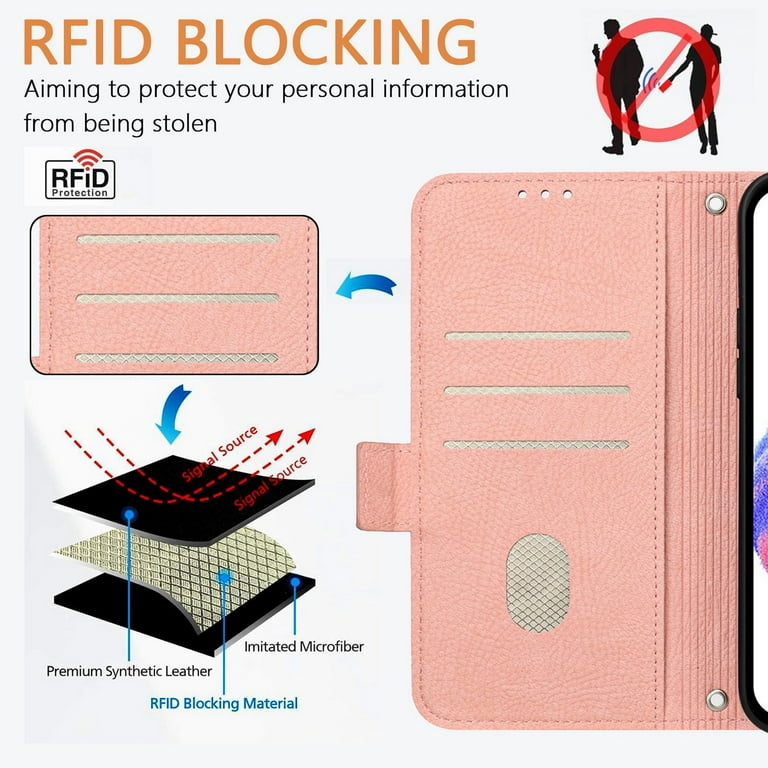 MOJIA Case For Doogee N55 / N55 Pro / N55 Plus, Wallet Flip Phone Case