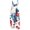 BI-Multicolor#womens clothes, variant on QATAINLAV American Flag Overalls for Women Trendy Patriotic Romper Adjustable Straps Wide Leg One Piece Pants 4th of July Outfits Multicolor M