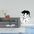 thumbnail image 2 of Escultura De Reno, Alce Y Ciervo, Reloj De Pared Silencioso Con Diseño De Gato, Ideal Para Sala De Estar, Oficina, Dormitorio, Casa De Campo, Comedor, Decoración Escolar., 2 of 8
