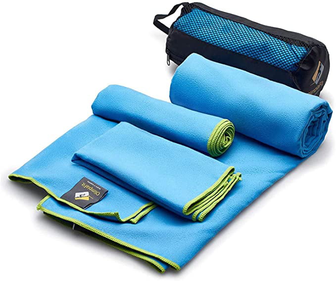 Pouch Lightweight  Microfiber Sport Fitness Compact Microfibre Towel Camping 
