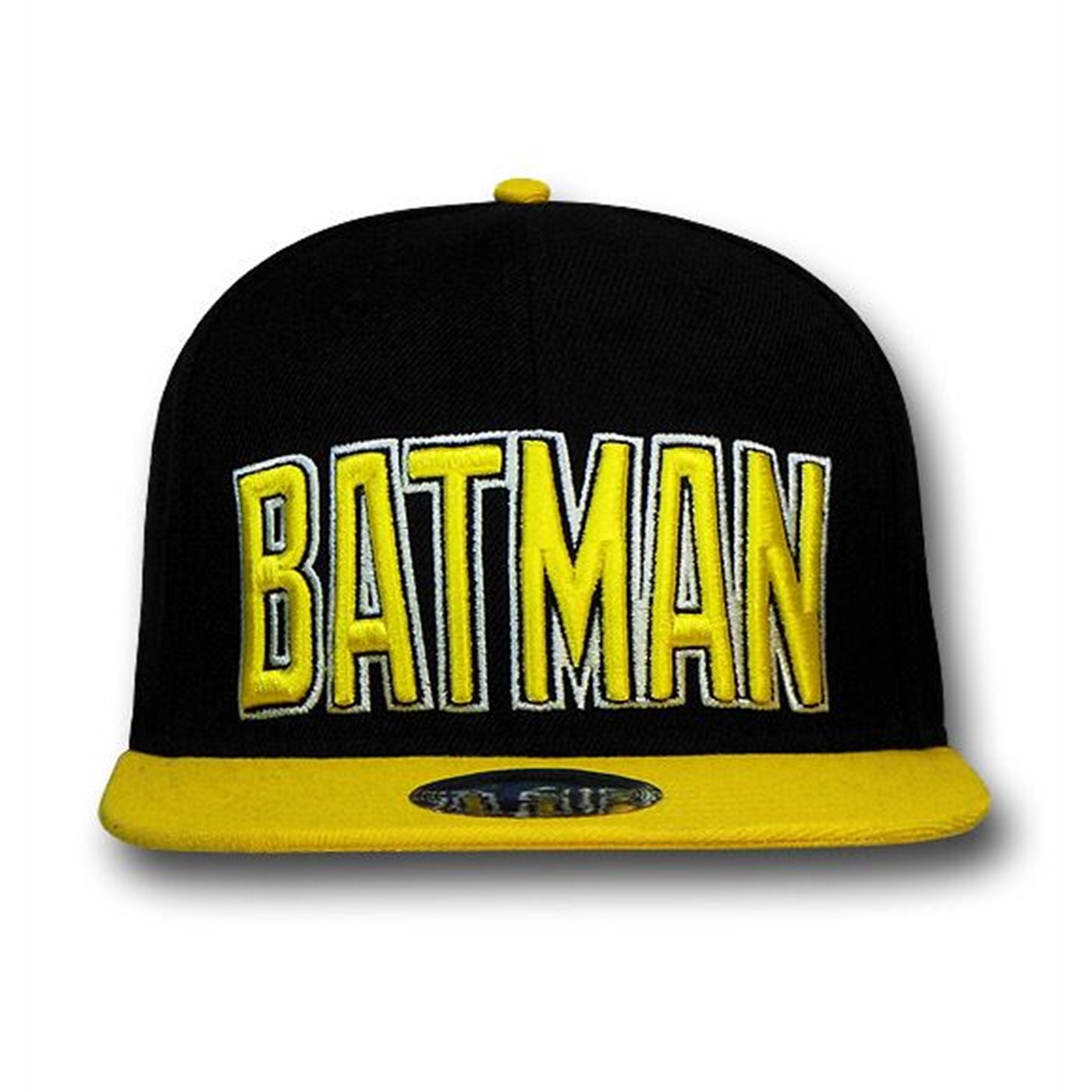 Batman Big Logo Yellow Brim Adjustable 