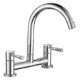 thumbnail image 1 of Kitchen Sink Mixer Tap,2 Hole Kitchen Mixer Tap,dual Lever Bridge p20241126595, 1 of 5