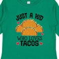 thumbnail image 4 of Inktastic Taco Lover Mexican Food Boys or Girls Long Sleeve Toddler T-Shirt, 4 of 5