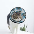 thumbnail image 1 of Dinosaur Surfer Wave Soft Cat Dog Recovery Collar Adjustable Cat Cone Wound Healing Protective After Surgery for Kitten Cones After Surgery, 1 of 7