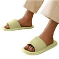 thumbnail image 4 of USSUMA House Slippers for Woman Unisex Fashion Casual Home Lightweight Indoor and Outdoor Wear Spring and Summer New Flat Slippers Wide Width Comfort Slides up to 45% off, 4 of 4