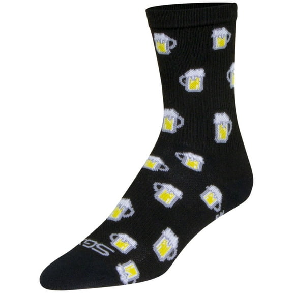 SockGuy SGX Pints Socks - 6", Black, Large/X-Large