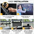 thumbnail image 5 of EcoNour Car Window Shades (4 Pack) | Retractable Roller Sunshade for Kids & Baby | UV & Heat Protection | Privacy Blackout Curtain Shades | Easy Install Car Window Shade | 15" x 17", 5 of 7