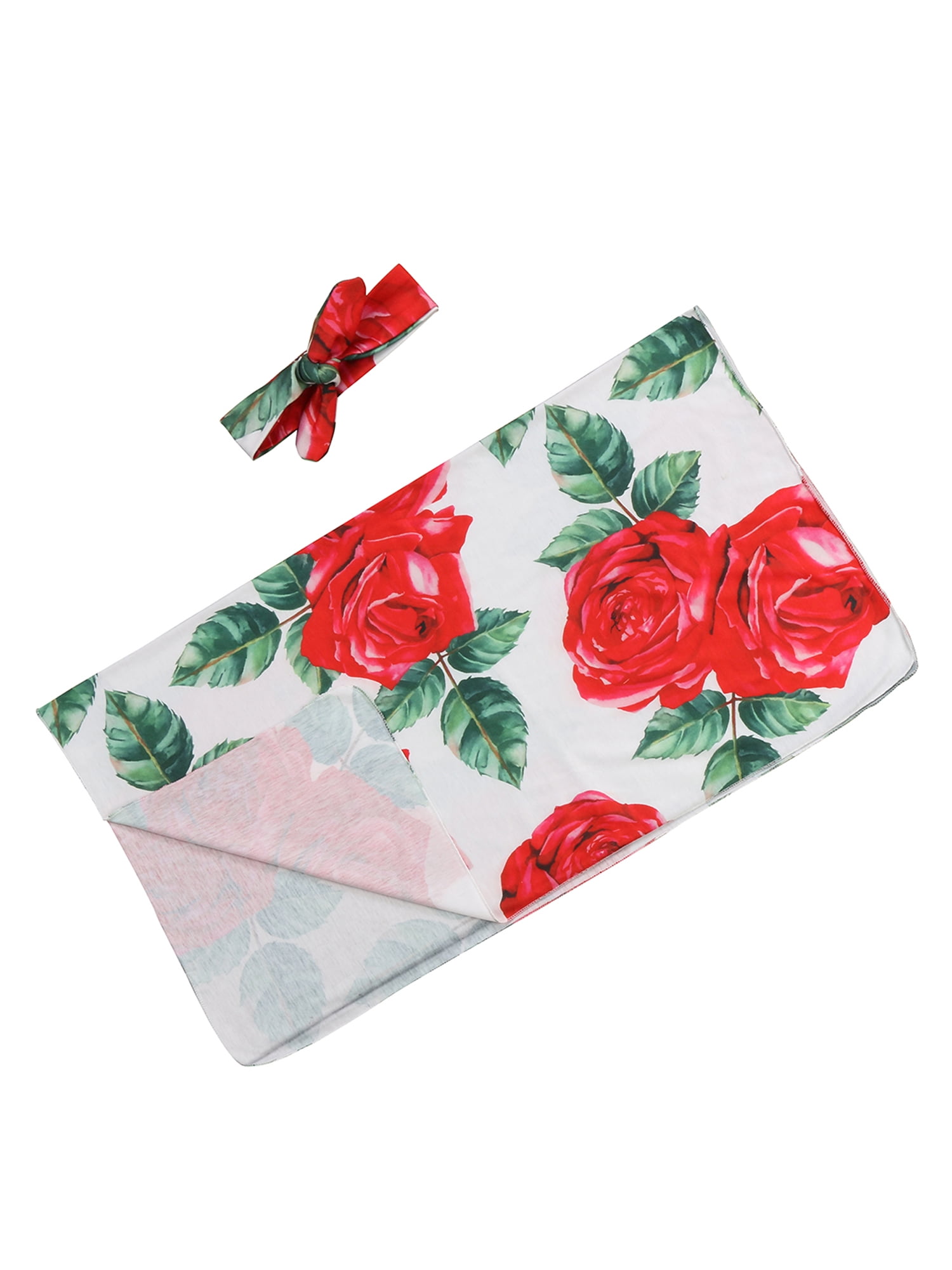 floral receiving blankets