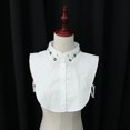 thumbnail image 3 of Media Camisa Desmontable Sunnimix Cuello Falso De Encaje Floral Para Mujer, 3 of 8