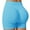 Light Blue, variant on Chiclily Womens Athletic Shorts High Waisted Running Shorts Gym Workout Biking Shorts, Blue, Size S