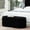 Black, variant on Dark Green Oval Bench with High - quality Hardware / Safe Storage Access and Versatile Use