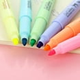 thumbnail image 3 of 6 Pcs/set Surligneur Couleur Bonbon Stylo Fluorescent Marqueur Ligne Fluorescente, 3 of 9