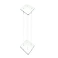 thumbnail image 2 of 9 X 9 X 30" 1/2" Rods Clear Riser Acrylic Transparent Plexiglass Pedestal Table Display Podium Glorifier Riser Stand Centerpiece Flower Sculputure Merchandise Lamp Book Stand 2X10136-9X9"+4X10133-30", 2 of 5