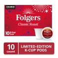 thumbnail image 3 of Folgers Classic Roast Medium Roast Coffee, Keurig K Cup Pods, Limited Edition Design for America’s 250th Anniversary, 10 Count Box, 3 of 10
