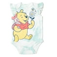 thumbnail image 3 of Disney Winnie the Pooh Eeyore Tigger Newborn Baby Girls 5 Pack Bodysuits Newborn to Infant, 3 of 5
