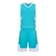 thumbnail image 1 of Odeerbi 4-14 Años Niños Verano Atletismo Trajes de Secado Rápido Deportes Running Tank Tops Pantalones Cortos Conjunto Transpirable de Manga Corta Top Shorts, 1 of 7