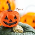 thumbnail image 3 of Mueca simulada Calabaza perfecl Calabaza creativa decorativa espuma Mini Artificial para Halloween, 3 of 8