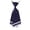 Navy, variant on Double Layer Short Necktie For Modern Slim Tie Fashion For Business And Formal Occasions Necktie for Business and Wedding