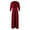 Red, variant on Lenago Men'S Home Autumn and Winter Bathrobe Long Sleeves Lengthened Hooded Robe for Sleeping Soft Hot Spring Bathrobe Black