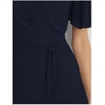thumbnail image 4 of Ralph Lauren LIGHTHOUSE NAVY Women's Georgette Flutter-Sleeve Dress, US 4, 4 of 4