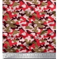thumbnail image 1 of Soimoi Poly Georgette Fabric Two Tone Camouflage Print Fabric by the Yard 52 Inch Wide, 1 of 1