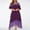 Z-32# Purple Womens Summer Dress, variant on Dyegold Summer Dresses for Women 2023, Women Plus Size Maxi Dresses Floral Printed Empire Waist V Neck Short Sleeve Summer Casual Flowy Long Dress Boho Maxi Dress