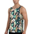 thumbnail image 2 of Pofeuu Labrador Retriever Dog Print Men's Workout Tank Tops Sleeveless Muscle Gym Shirt Quick Dry-4X-Large, 2 of 7
