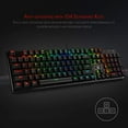 Redragon K556 RGB LED Backlit 104 Standard Keys Wired Mechanical Gaming ...
