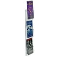 thumbnail image 4 of Three-Pocket Vertical Wall Mount Brochure Holder. Inside Dimension: 4.125"W, 2-Pack, 4 of 4