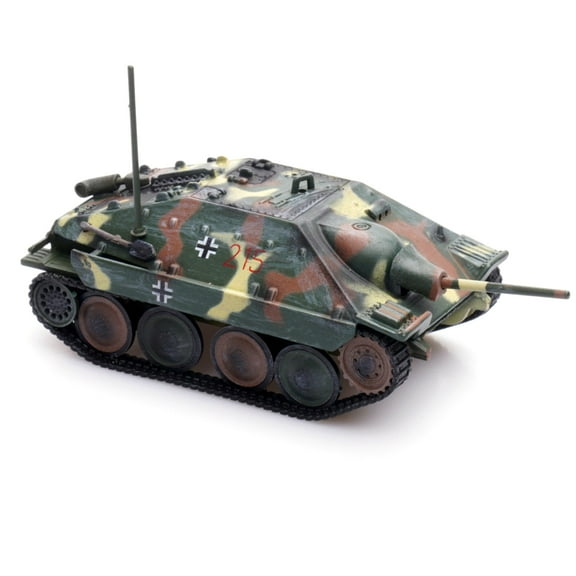 8.8cm Diecast Alloy 1/72 Scale WWII German Army Sd.Kfz.138/2 Hetzer Tank Finished Model Toy Gift TAPDRA Spare Part