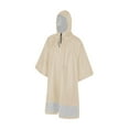 thumbnail image 1 of Poncho de lluvia con capucha 3 en 1, impermeable, tipo jersey Caqui, 1 of 9